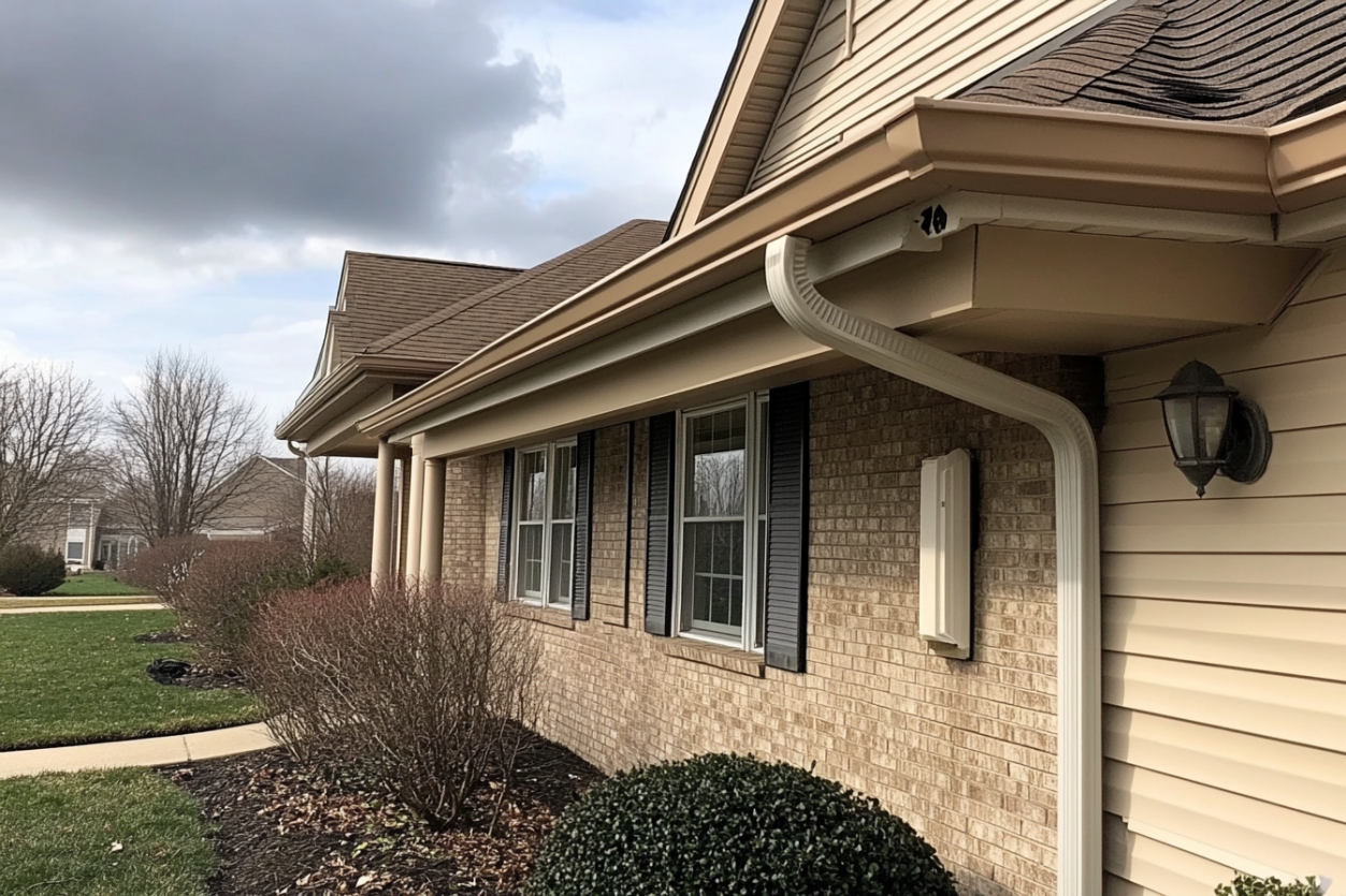 gutter installation services in Westfield, IN